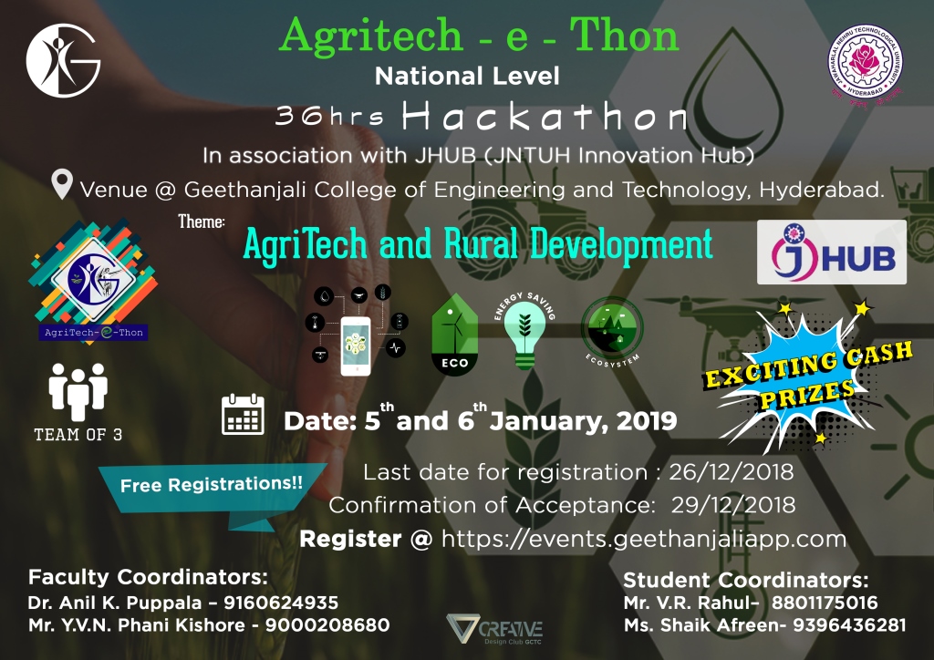 Agritech-e-Thon 2019